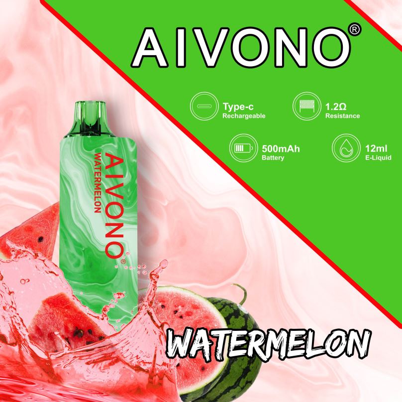 Aivono AIM GUN 7000 Watermelon - 2B88Z110 Vape New Zealand