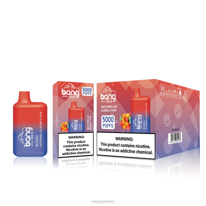 Vape Juice 4PBF87 Disposable - Bang Box BC5000