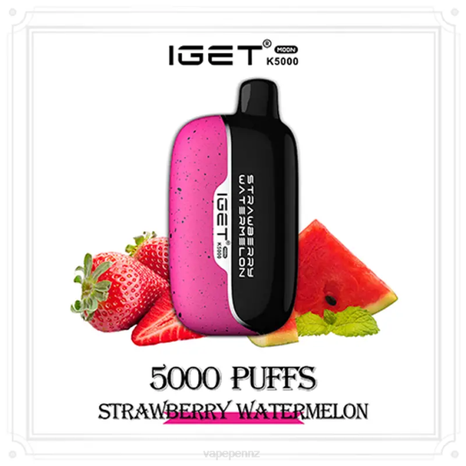 Vape Kits NZ FP4X9 Strawberry Watermelon IGET Moon K5000