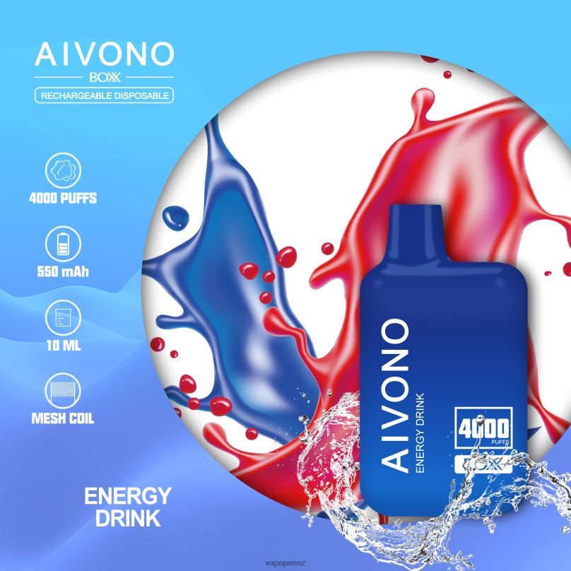 Aivono AIM BOXX 4000 Energy Drink - 2B88Z225 Vape NZ