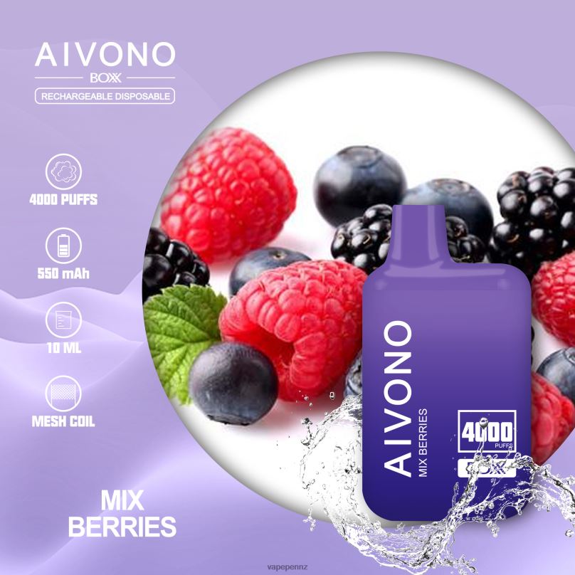 Aivono AIM BOXX 4000 Mix Berries - 2B88Z215 Vape NZ