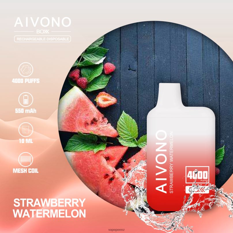 Aivono AIM BOXX 4000 Strawberry Watermelon - 2B88Z214 Vape New Zealand