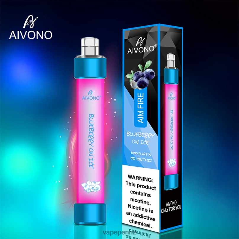 Aivono AIM FIRE 1000 Blueberry On Ice - 2B88Z326 Vape New Zealand