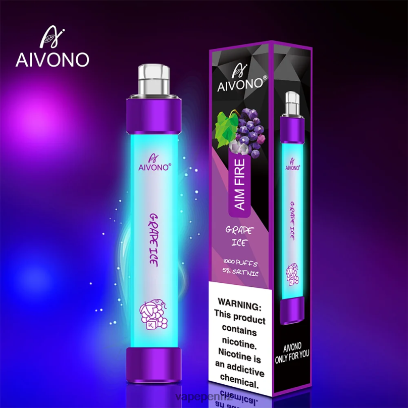 Aivono AIM FIRE 1000 Grape Ice - 2B88Z329 Vape NZ