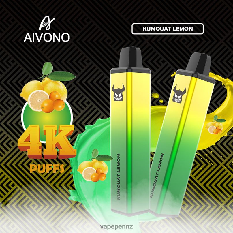 Aivono AIM FREAK 4000 Kumquat Lemon - 2B88Z256 Vape New Zealand