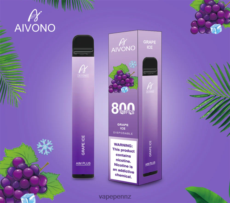 Aivono AIM PLUS 800 Grape Ice - 2B88Z179 Vape NZ