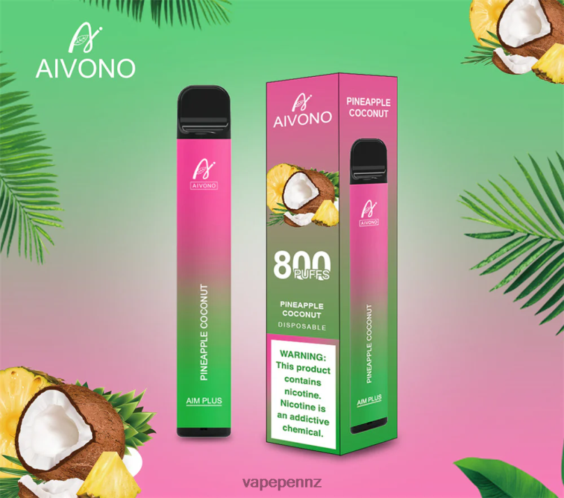 Aivono AIM PLUS 800 Pineapple Coconat - 2B88Z200 Vape New Zealand