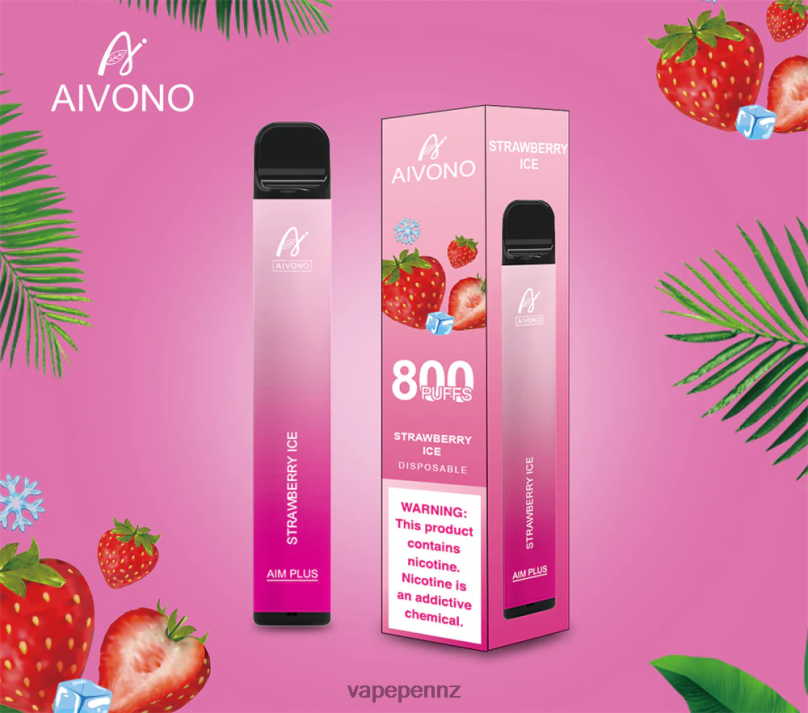 Aivono AIM PLUS 800 Strawberry Ice - 2B88Z193 Vape NZ