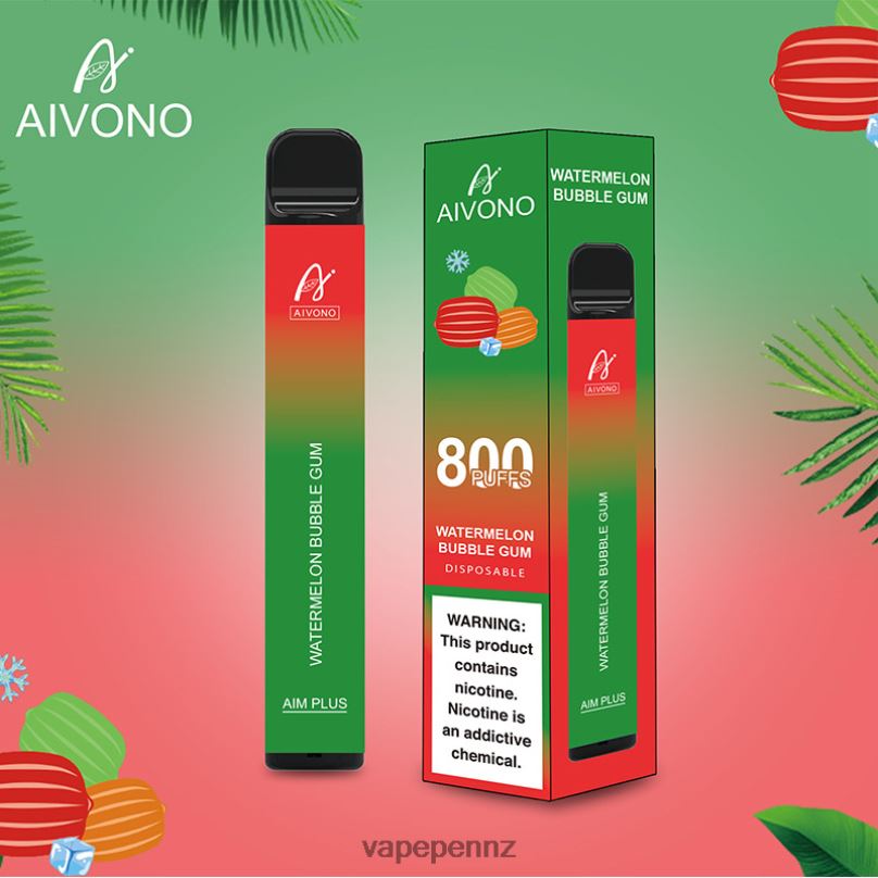 Aivono AIM PLUS 800 Watermelon Bubble Gum - 2B88Z198 Vape New Zealand