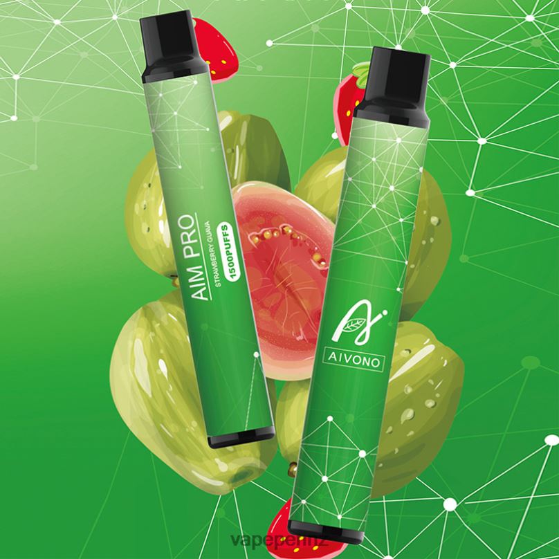 Aivono AIM PRO 1500 Strawberry Guava - 2B88Z164 Vape New Zealand