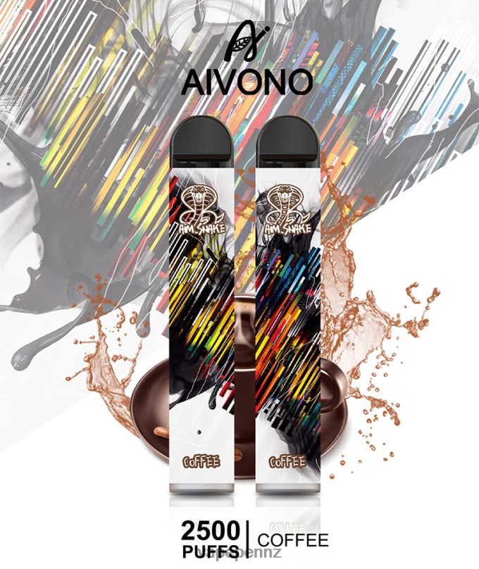 Aivono AIM SNAKE 2500 Coffee - 2B88Z300 Vape New Zealand