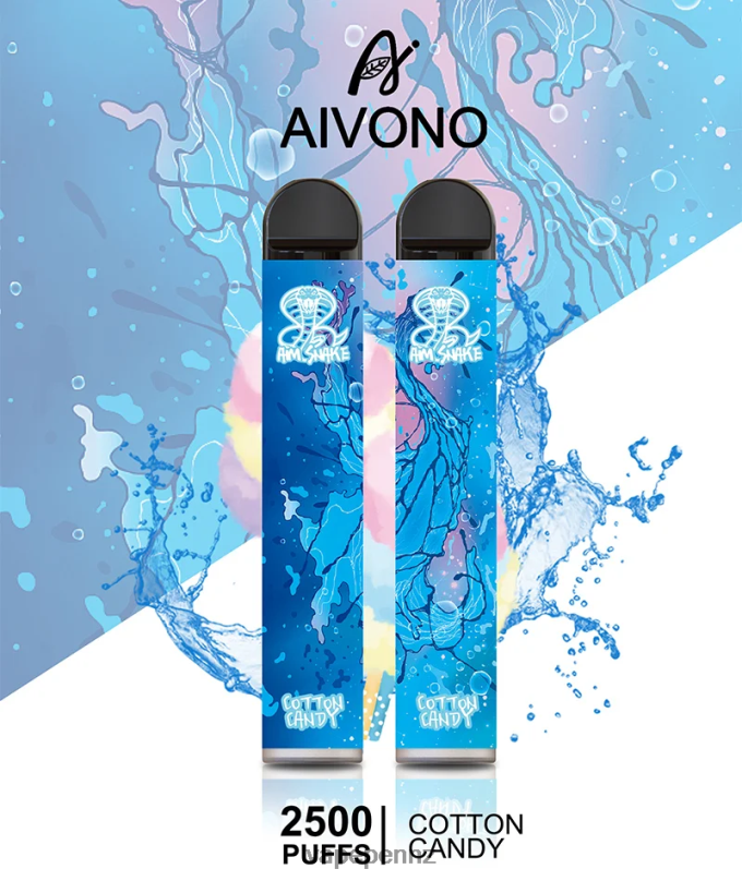 Aivono AIM SNAKE 2500 Cotton Candy - 2B88Z303 Vape NZ