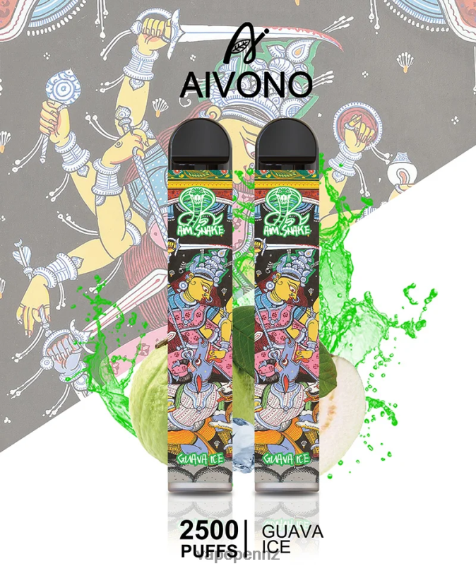 Aivono AIM SNAKE 2500 Guava Ice - 2B88Z307 Vape NZ
