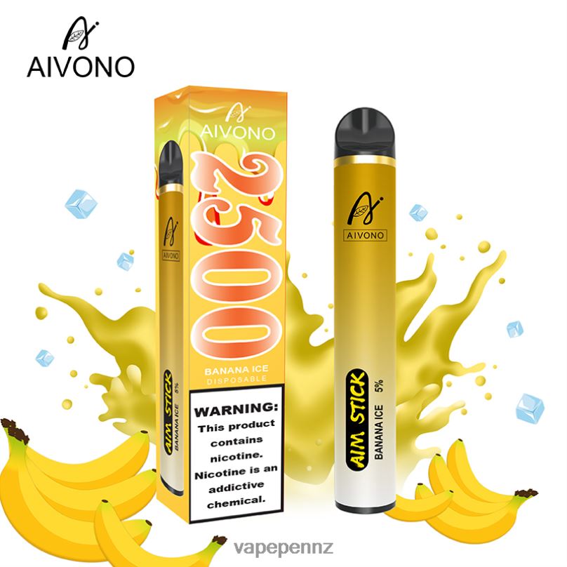 Aivono AIM STICK 2500 Banana Ice - 2B88Z151 Vape NZ