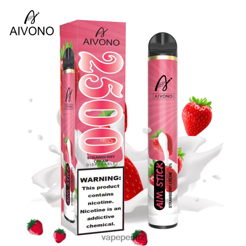 Aivono AIM STICK 2500 Strawberry Cream - 2B88Z155 Vape NZ
