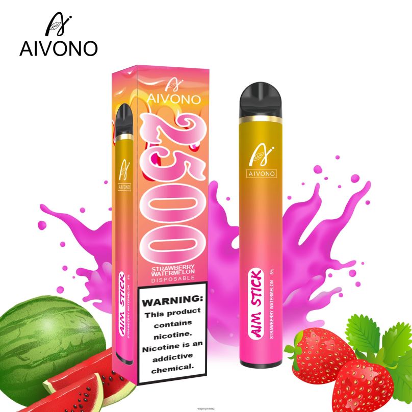 Aivono AIM STICK 2500 Strawberry Watermelon - 2B88Z149 Vape NZ