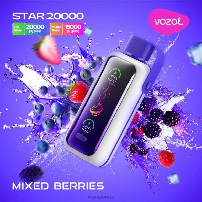 Vape Kits NZ 246V814 MIXED BERRIES VOZOL STAR 20000
