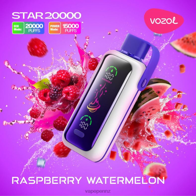 Vape Kits NZ 246V819 RASPBERRY WATERMELON VOZOL STAR 20000