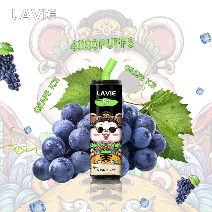 Vape NZ BR84269 Grape Ice - LAVIE Coke BAR 6000 Puffs