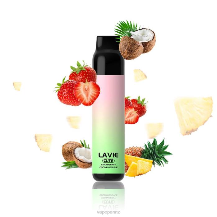 Vape NZ BR84291 Strawberry Coco Apple - LAVIE BAR 3000 Puffs