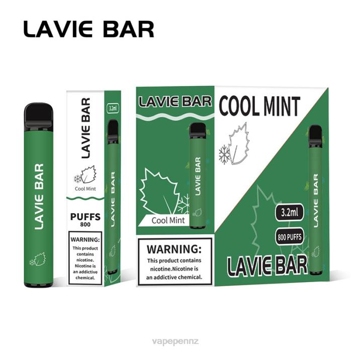 Vape NZ BR84311 Cool Mint - LAVIE BAR 800 Puffs