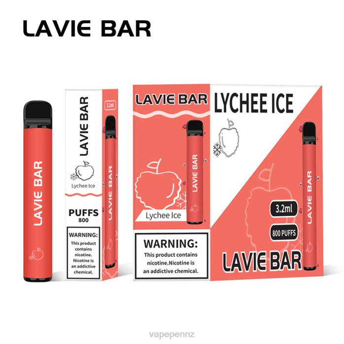 Vape NZ BR84313 Lychee Ice - LAVIE BAR 800 Puffs