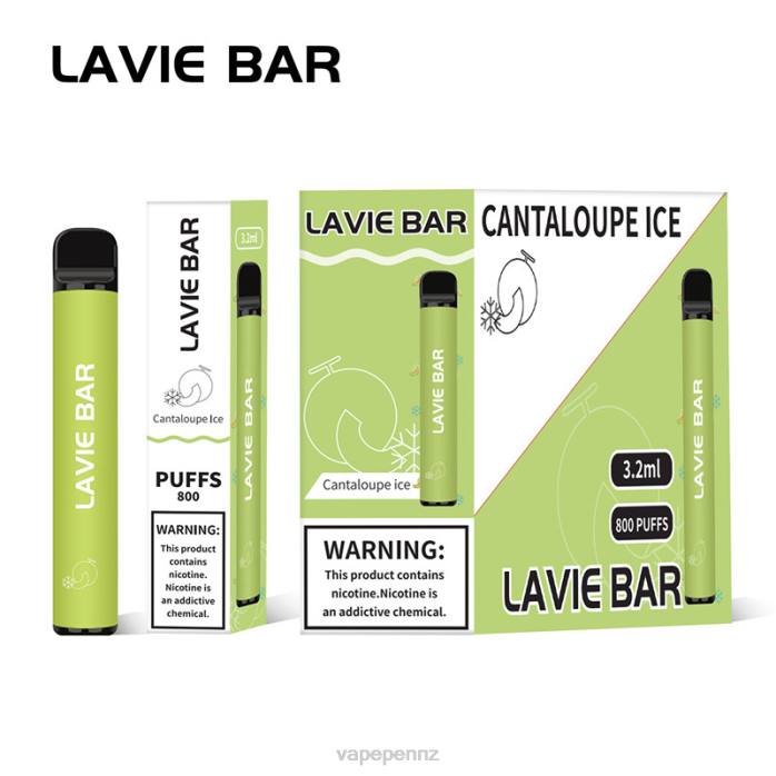Vape NZ BR84317 Cantaloupe Ice - LAVIE BAR 800 Puffs