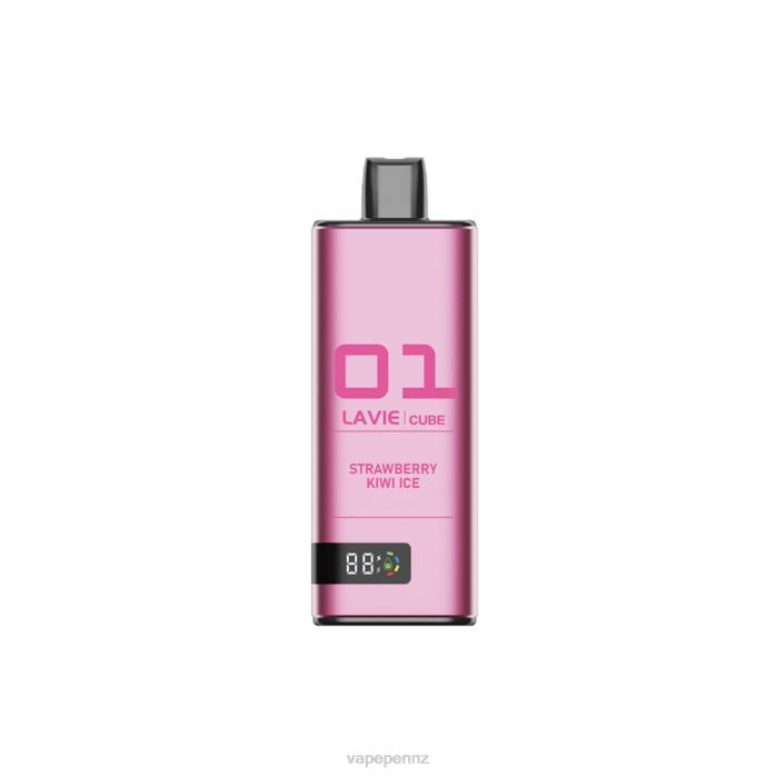 Vape NZ BR8435 Strawberry Kiwi Ice - LAVIE Cube 20000 Puffs