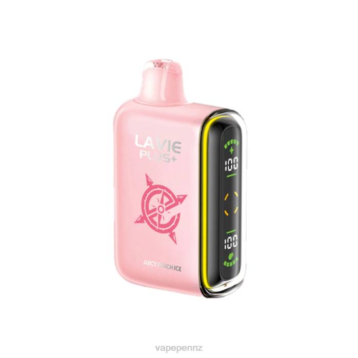 Vape NZ BR8499 Juicy Peach Ice - LAVIE PLUS 15000 Puffs