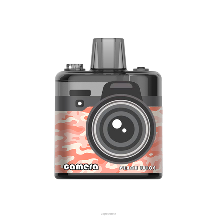 Vape New Zealand BR84174 Peach Juice - LAVIE Camera 8000 Puffs