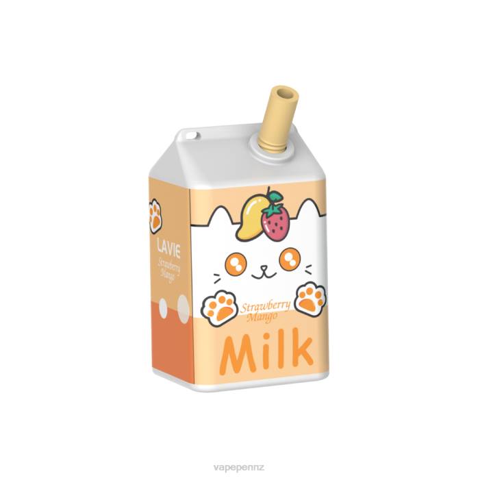 Vape New Zealand BR84182 Strawberry Mango - LAVIE MILK 7000 Puffs