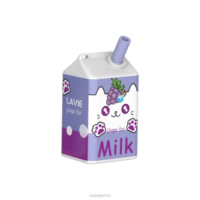Vape New Zealand BR84186 Grape Ice - LAVIE MILK 7000 Puffs