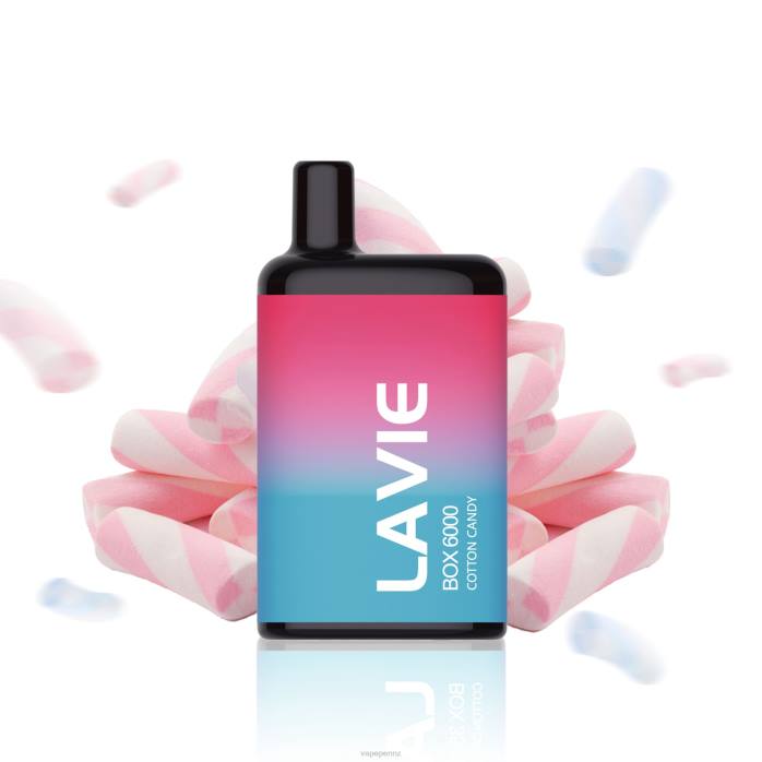 Vape New Zealand BR84206 Cotton Candy - LAVIE BOX 6000 Puffs