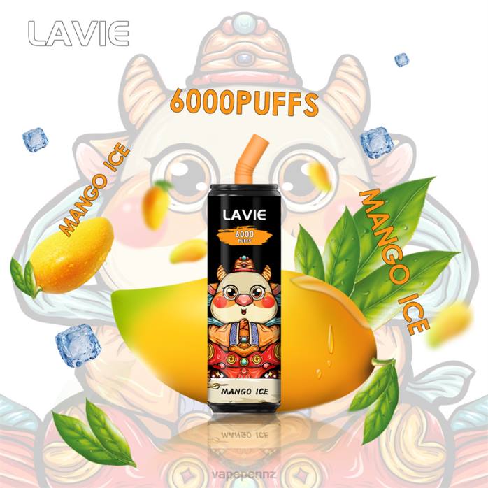 Vape New Zealand BR84270 Mango Ice - LAVIE Coke BAR 6000 Puffs