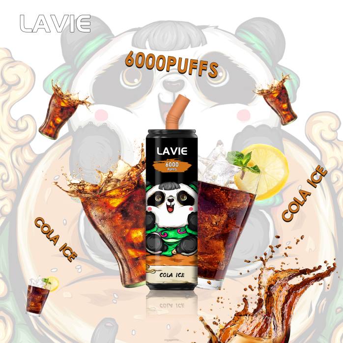 Vape New Zealand BR84276 Cola Ice - LAVIE Coke BAR 6000 Puffs