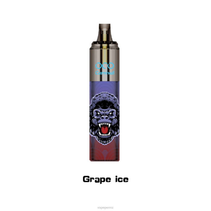 Vape New Zealand BR84350 Grape Ice - LAVIE OCO Carnival 10000 Puffs