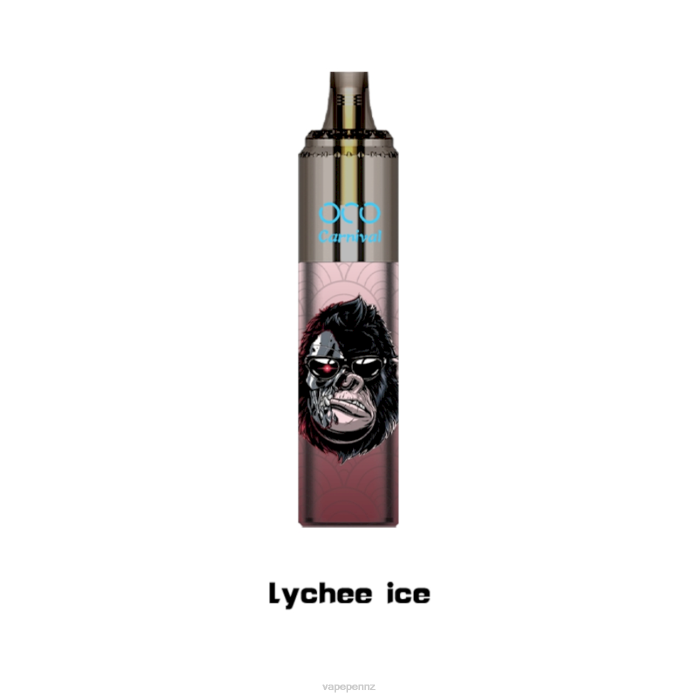 Vape New Zealand BR84352 Lychee Ice - LAVIE OCO Carnival 10000 Puffs