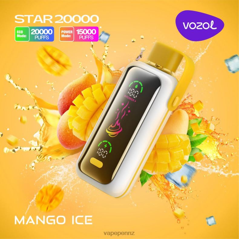 Vape Pen NZ 246V813 MANGO ICE VOZOL STAR 20000