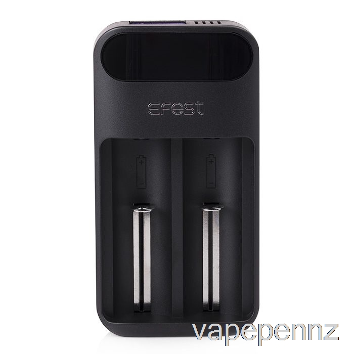 Efest LUSH Q2 2-Bay Intelligent LED Battery Charger VAPE NZ