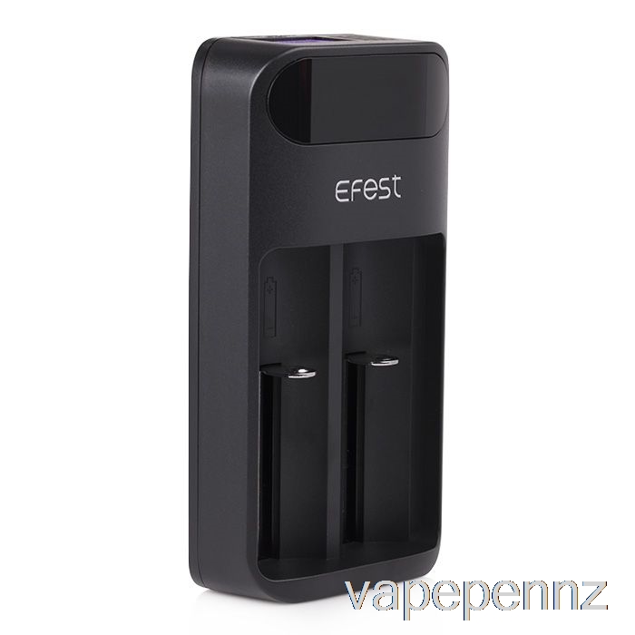 Efest LUSH Q2 2-Bay Intelligent LED Battery Charger VAPE NZ