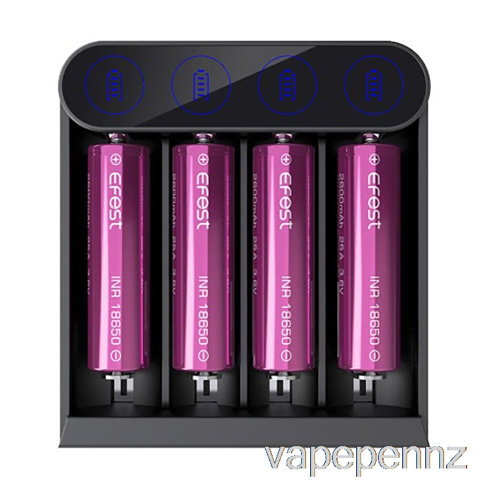 Efest SLIM K4 USB-C Battery Charger VAPE NZ
