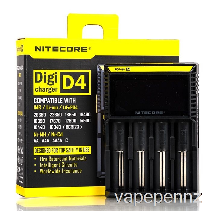 Nitecore D4 Battery Charger (4-Bay) VAPE NZ